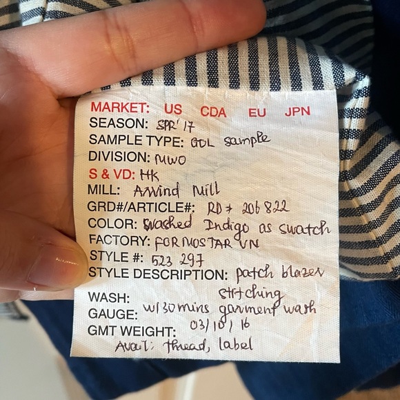 Men’s Navy Blue Blazer - Picture 4 of 4